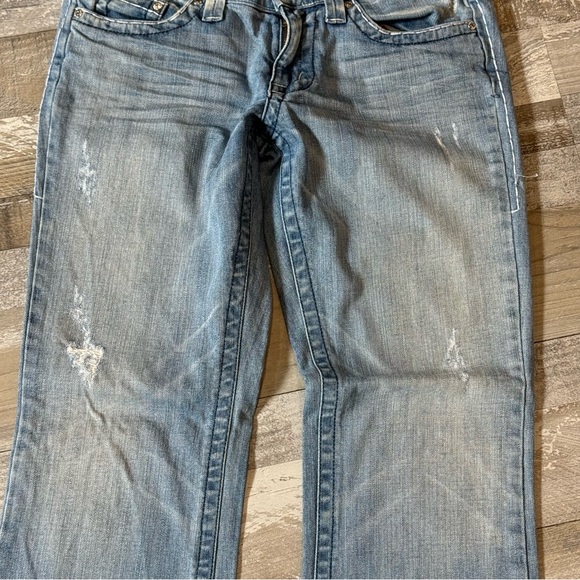 Women’s Plastic by Gly Light wash Flare Bootcut Jeans - Size 29 - Picture 2 of 8